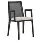 Monarch Wood and Rattan Dining Armchair by Modway FredCo