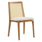 Monarch Wood and Rattan Dining Side Chair by Modway FredCo