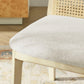Monarch Wood and Rattan Dining Side Chair by Modway FredCo