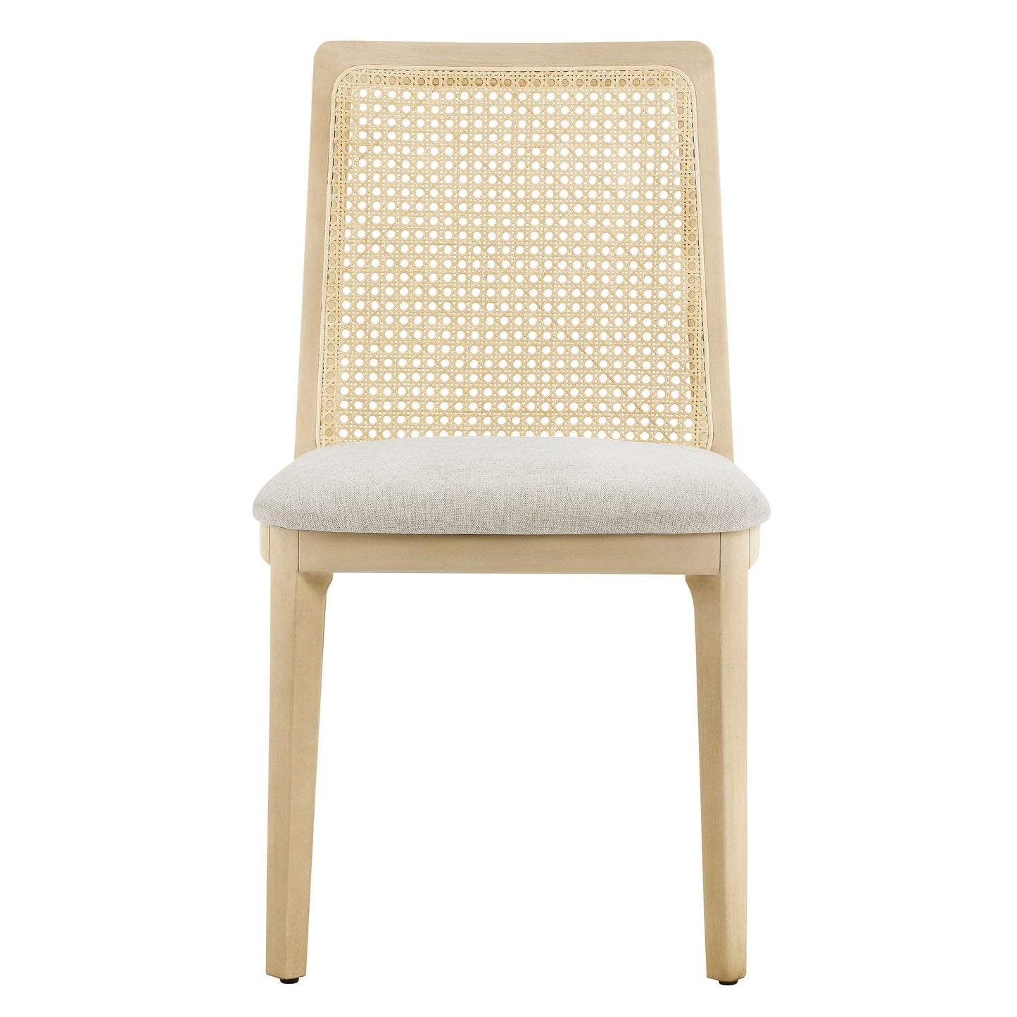 Monarch Wood and Rattan Dining Side Chair by Modway FredCo