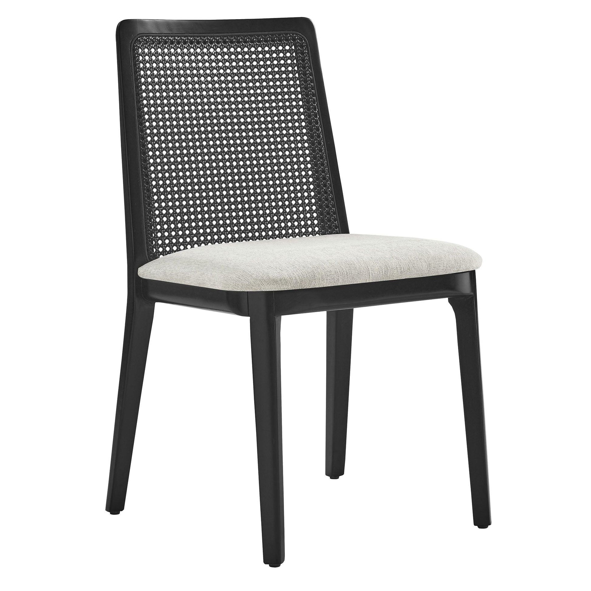 Monarch Wood and Rattan Dining Side Chair by Modway FredCo