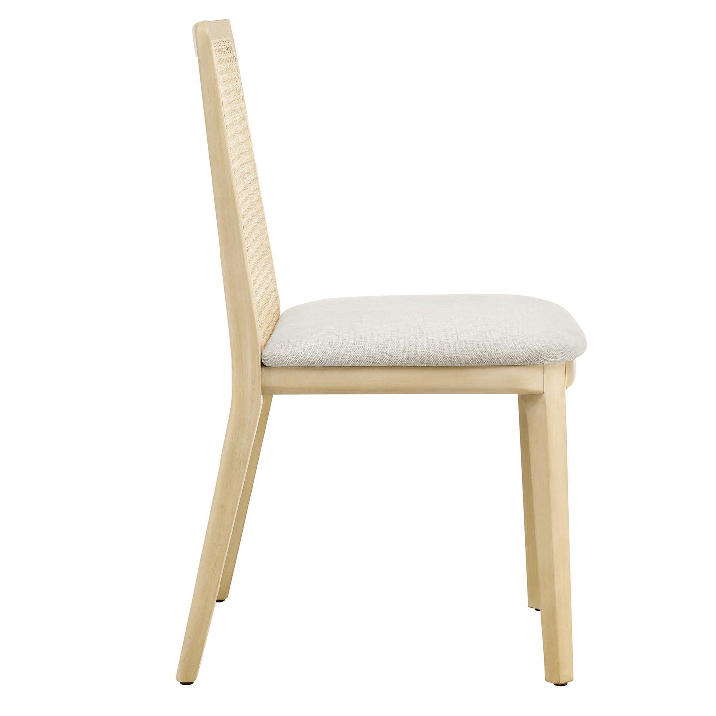 Monarch Wood and Rattan Dining Side Chair by Modway FredCo