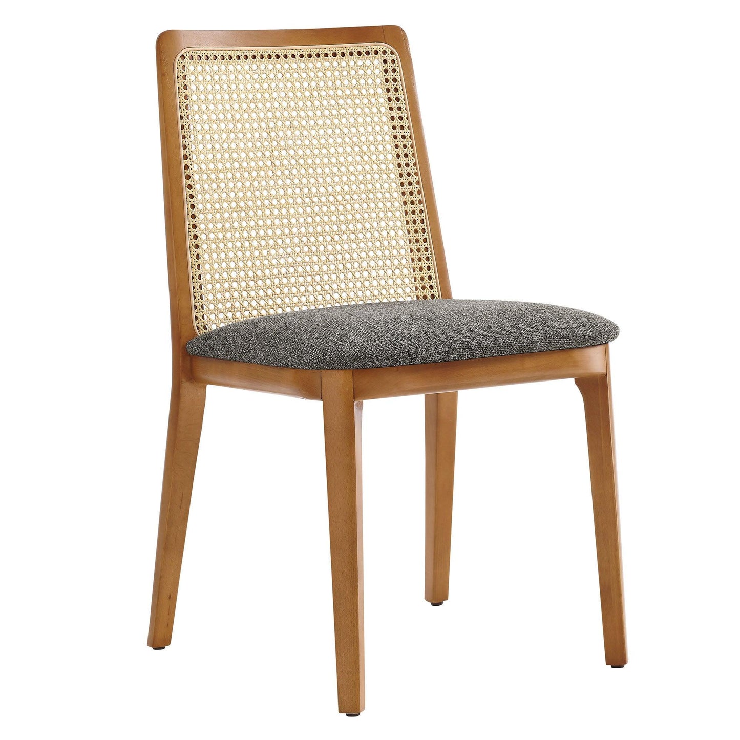 Monarch Wood and Rattan Dining Side Chair by Modway FredCo