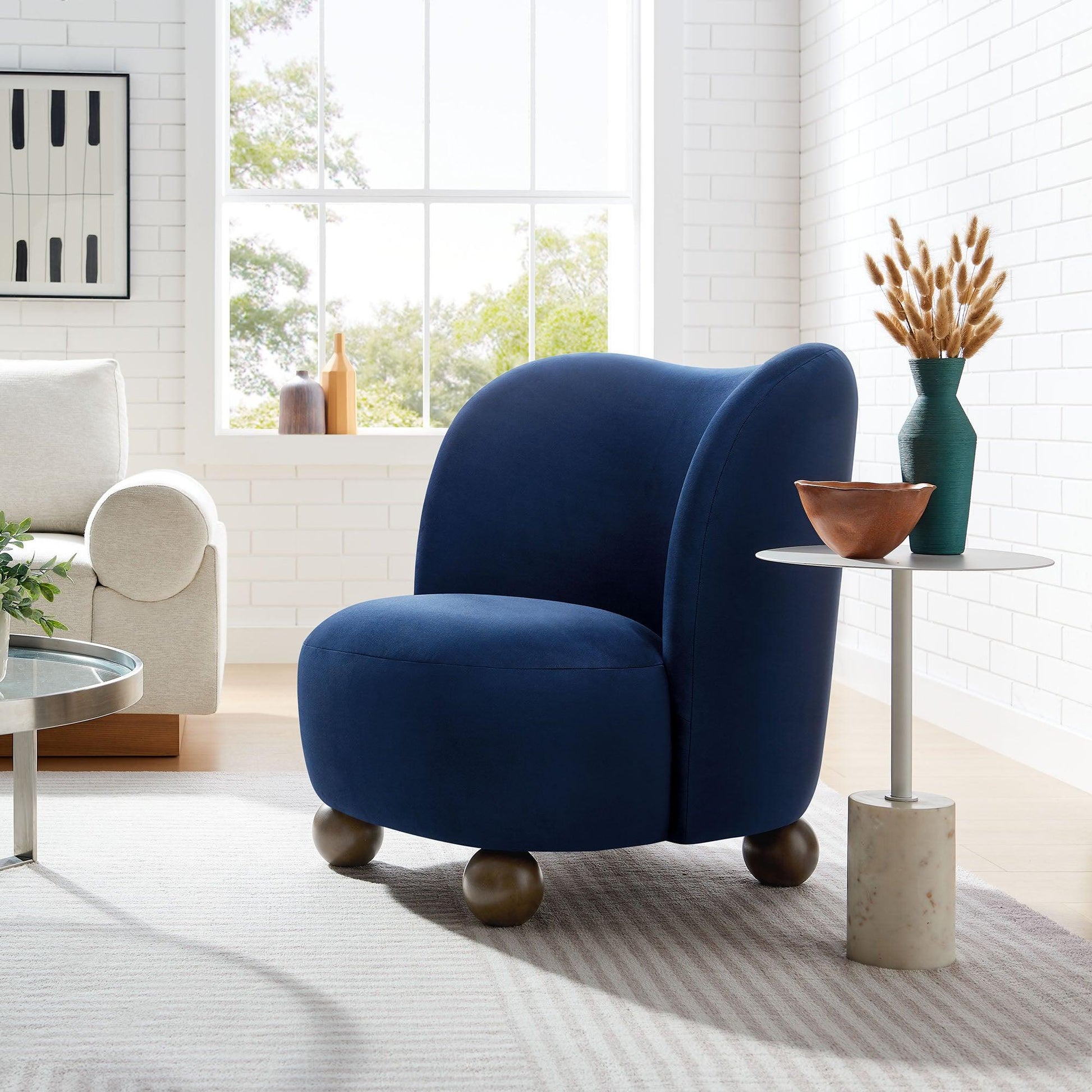 Monroe Performance Velvet Accent Chair by Modway FredCo