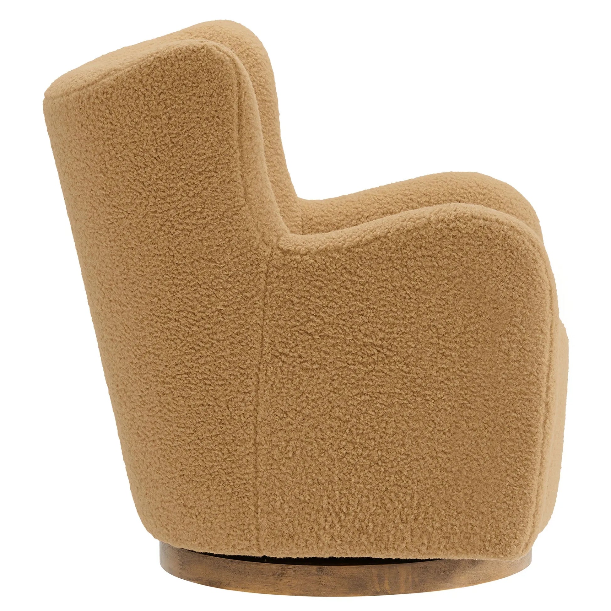 Montrose Wingback Sherpa Swivel Accent Chair by Modway EEI-7105 FredCo