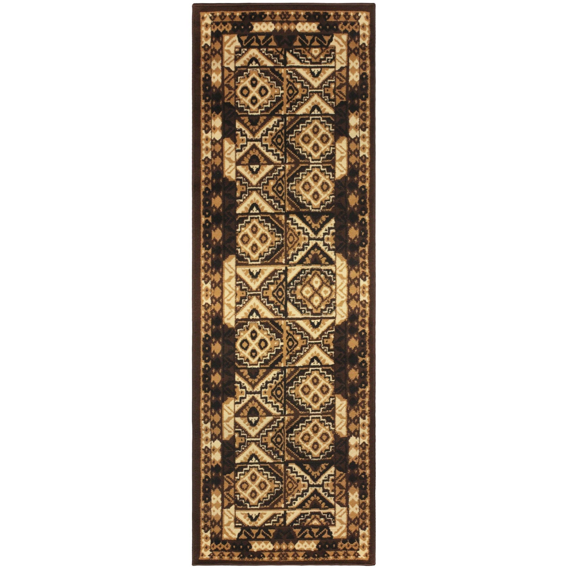 Mosiac Contemporary Tribal Geometric Rug FredCo