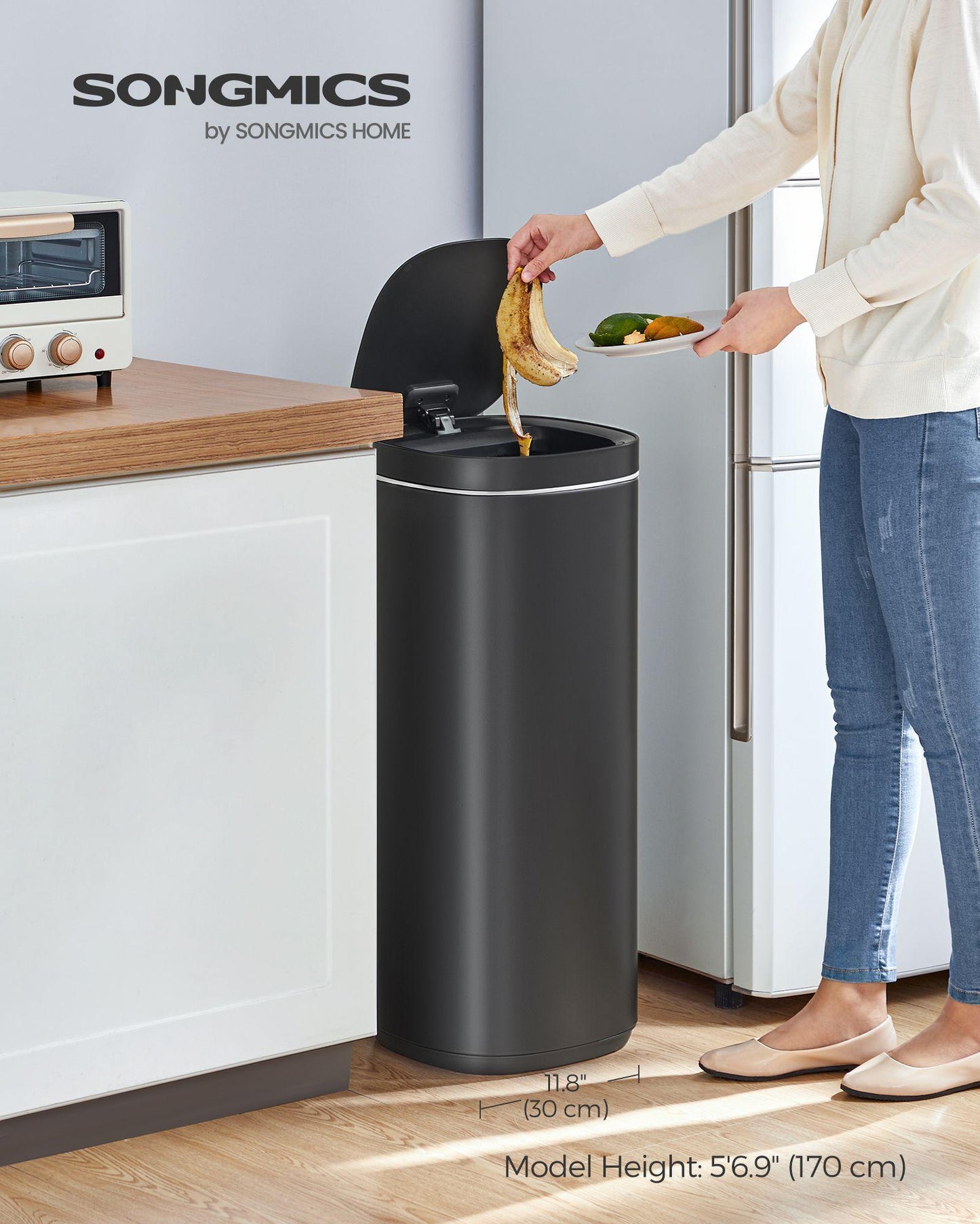 Motion Sensor Trash Can FredCo