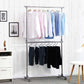 Movable Steel Clothes Rack 65" FredCo