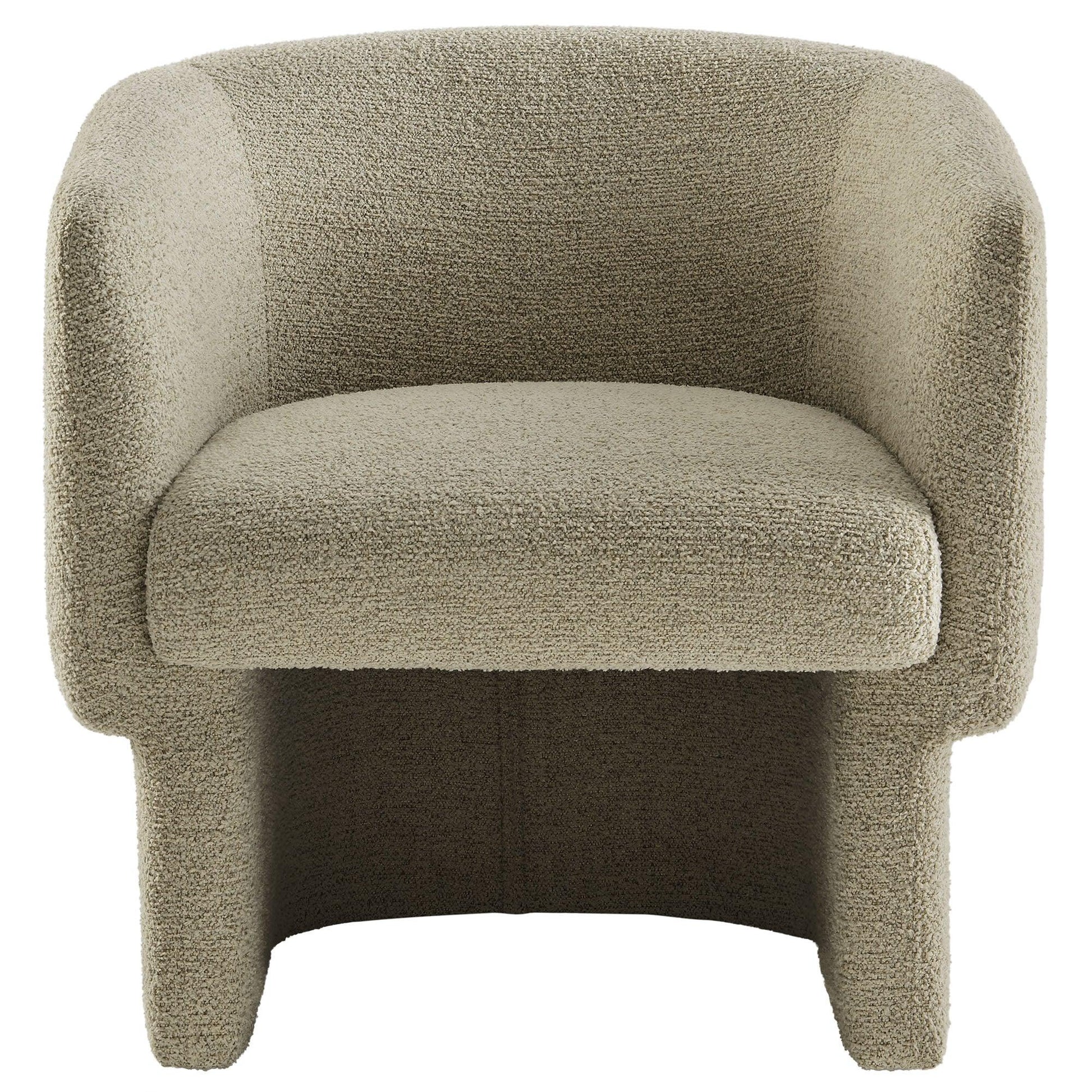 Muse Boucle Fabric Barrel Accent Chair by Modway FredCo