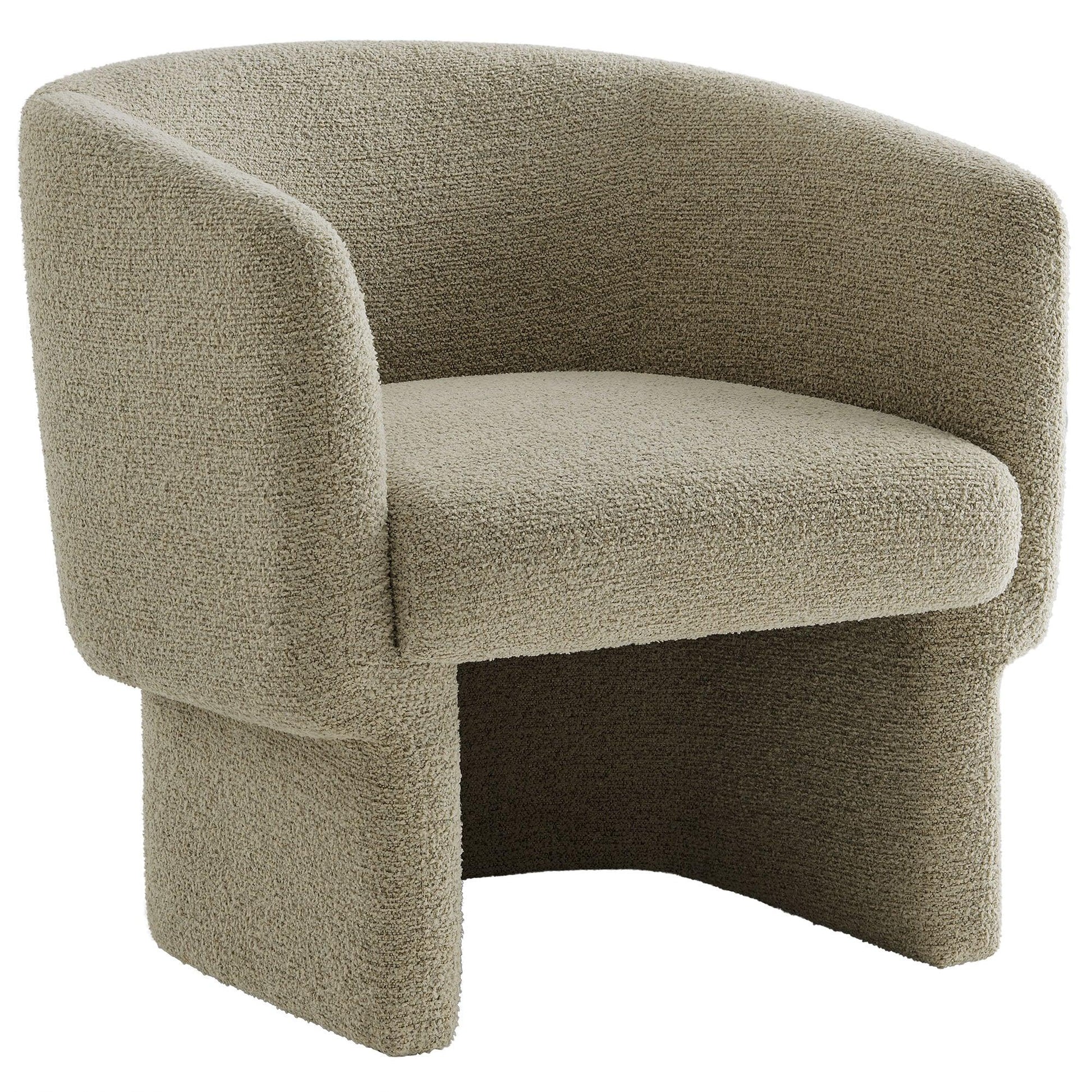 Muse Boucle Fabric Barrel Accent Chair by Modway FredCo