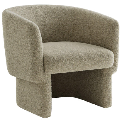 Muse Boucle Fabric Barrel Accent Chair by Modway FredCo