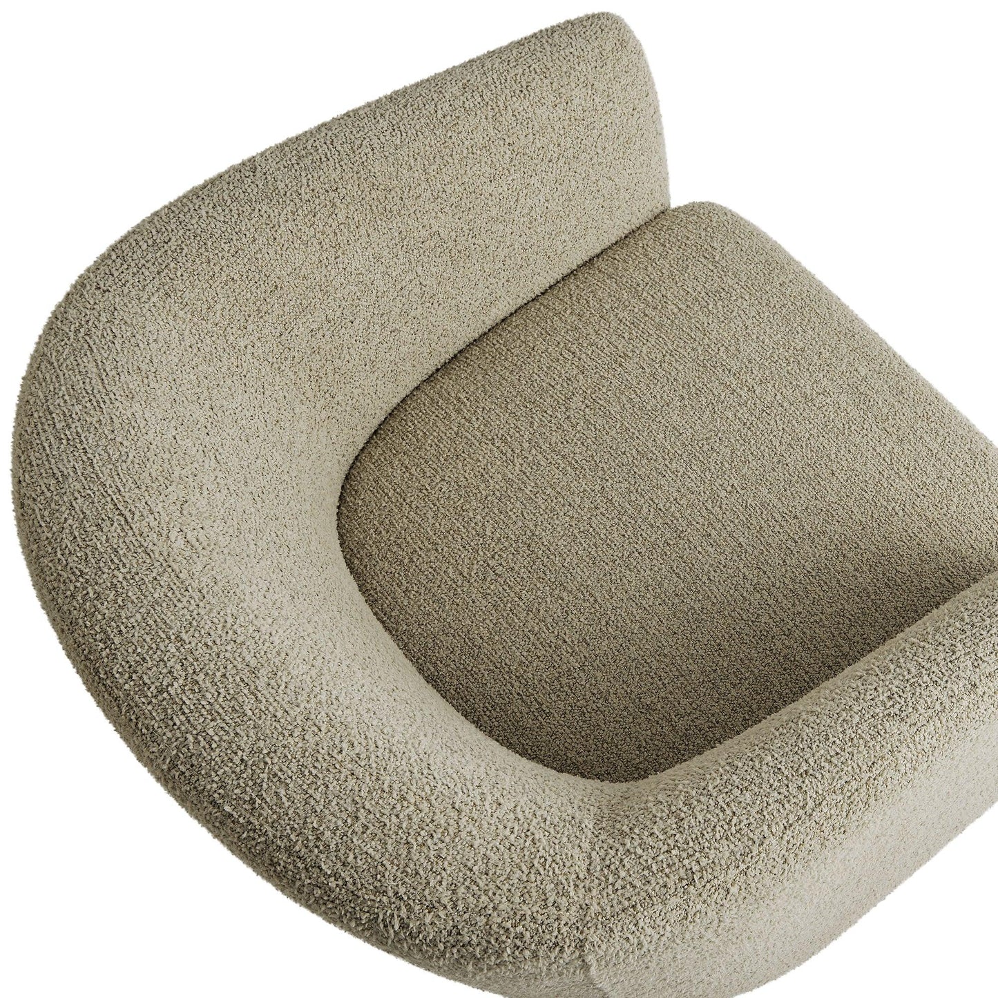 Muse Boucle Fabric Barrel Accent Chair by Modway FredCo
