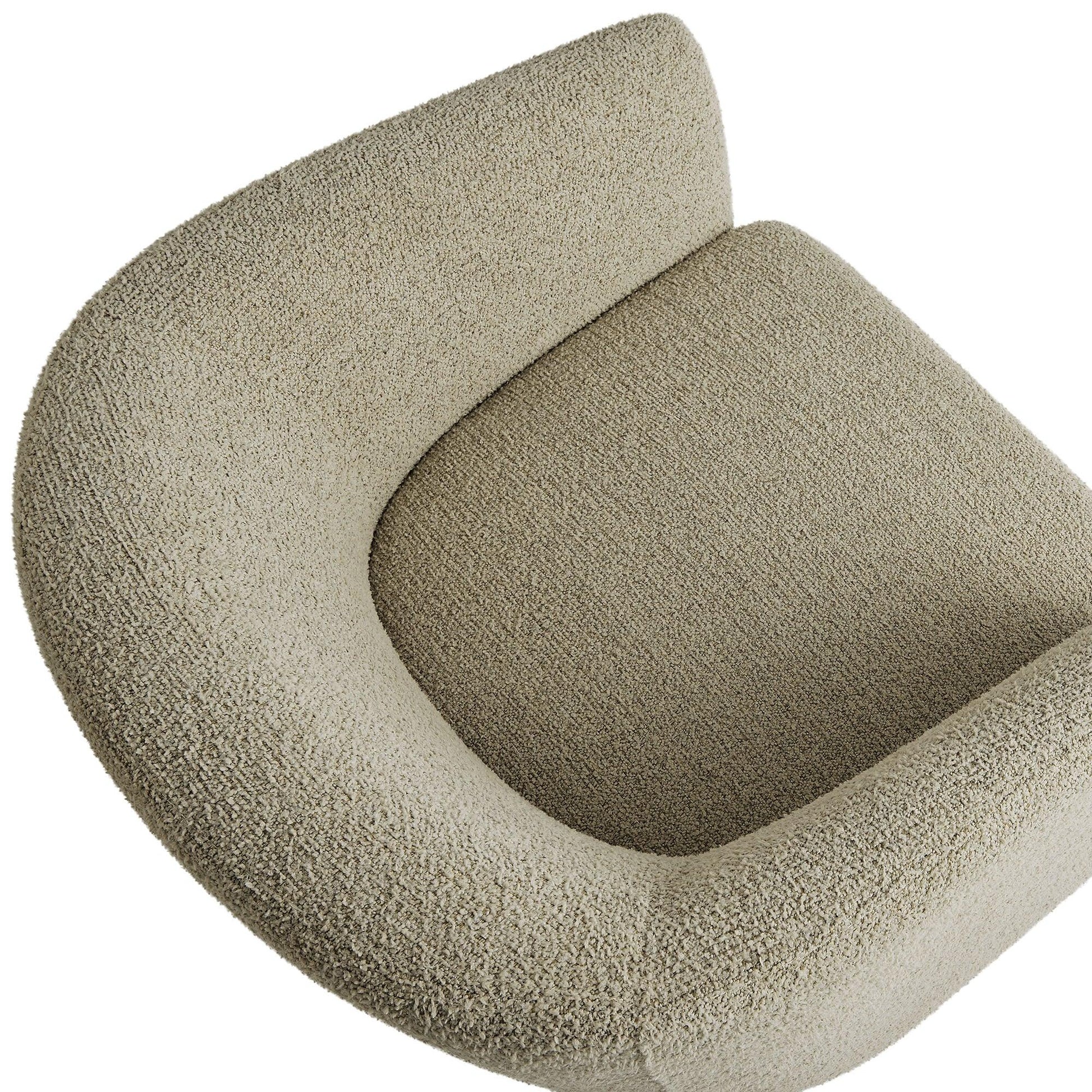 Muse Boucle Fabric Barrel Accent Chair by Modway FredCo
