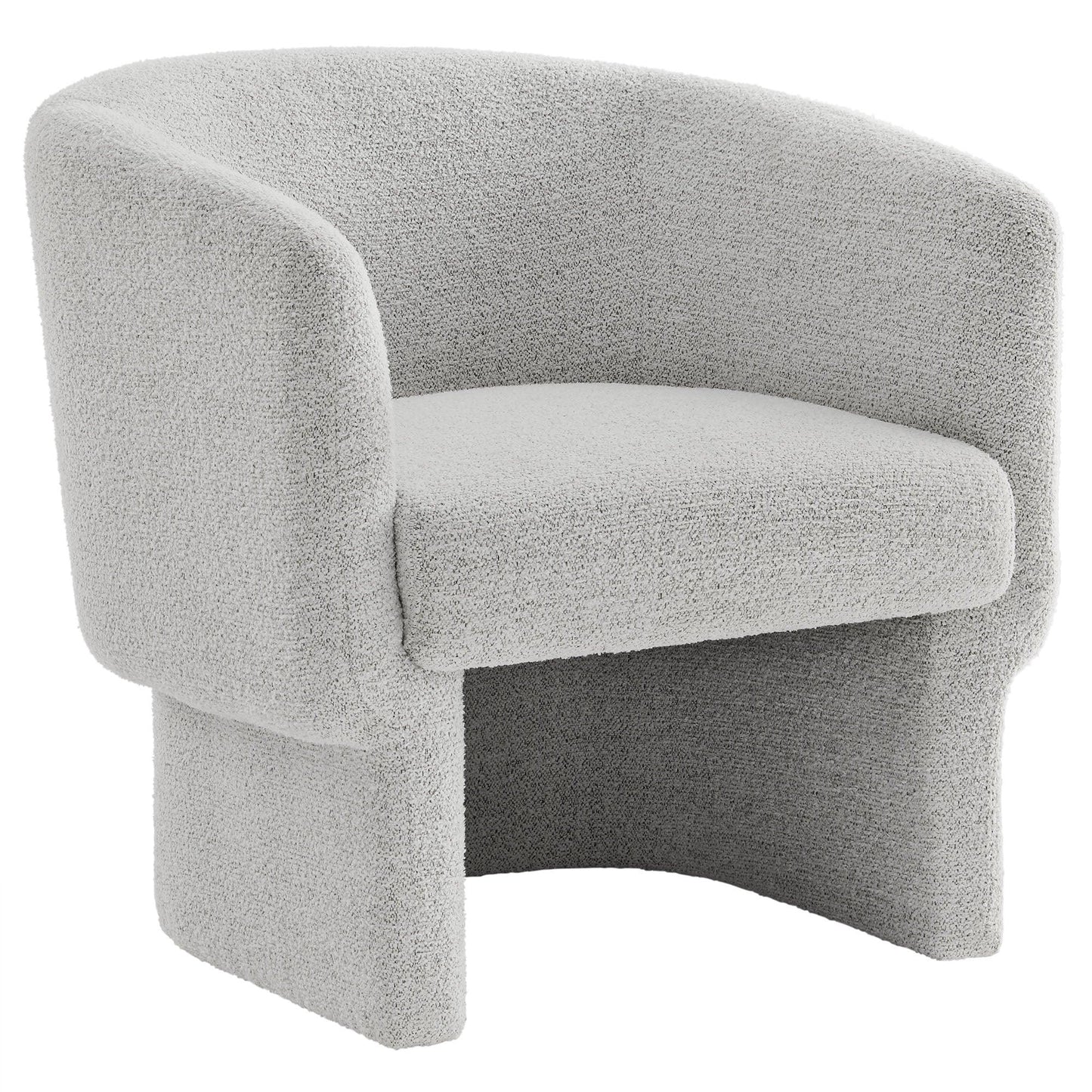 Muse Boucle Fabric Barrel Accent Chair by Modway FredCo