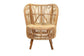 Nagoya Modern Bohemian Natural Rattan Wide Seat Lounge Chair FredCo