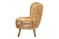 Nagoya Modern Bohemian Natural Rattan Wide Seat Lounge Chair FredCo