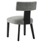 Nalani Fabric Upholstered Dining Chairs Set of 2 by Modway FredCo