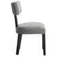 Nalani Fabric Upholstered Dining Chairs Set of 2 by Modway FredCo