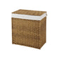 Natural Handwoven Double Laundry Hamper FredCo