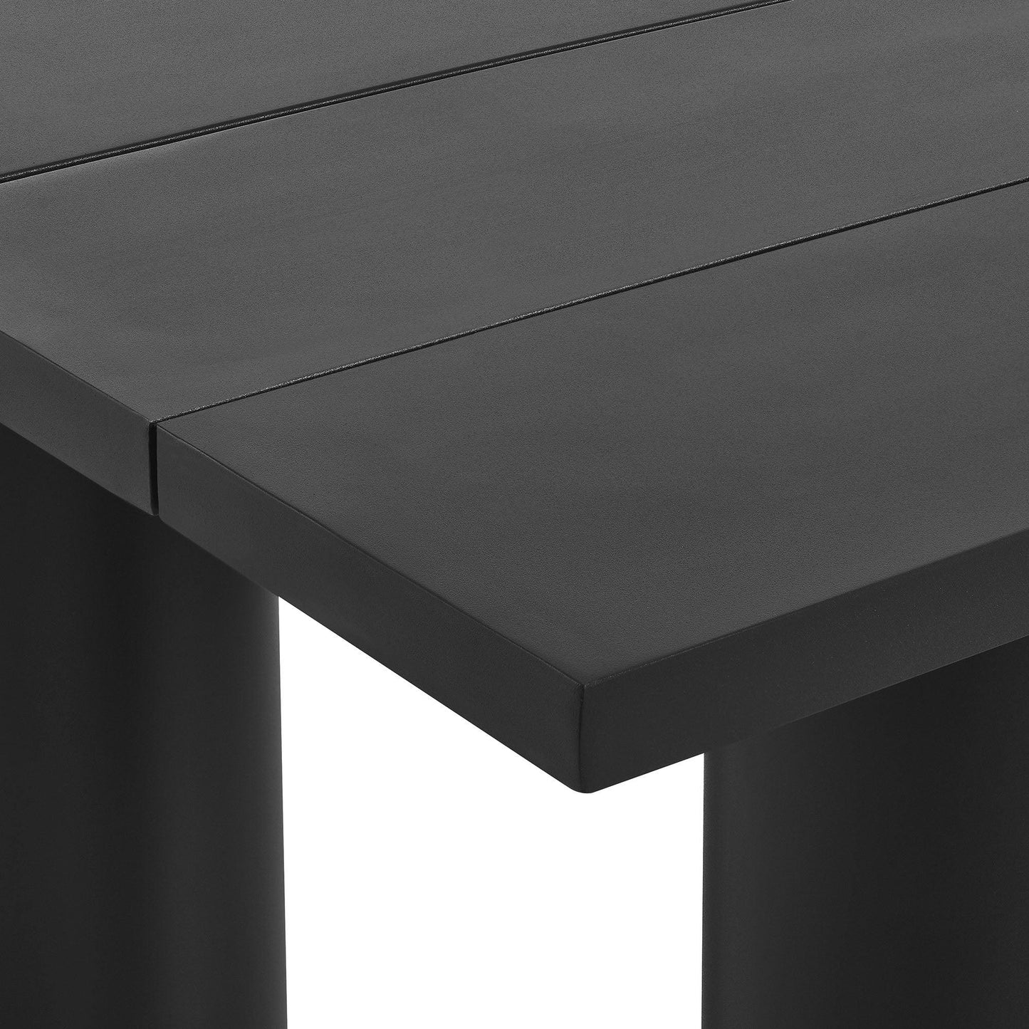 Nautica Outdoor Patio 87" Rectangular Aluminum Dining Table by Modway FredCo