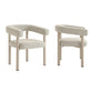 Nautica Outdoor Patio Aluminum Dining Armchairs Set of 2 by Modway FredCo