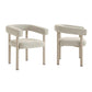 Nautica Outdoor Patio Aluminum Dining Armchairs Set of 2 by Modway FredCo