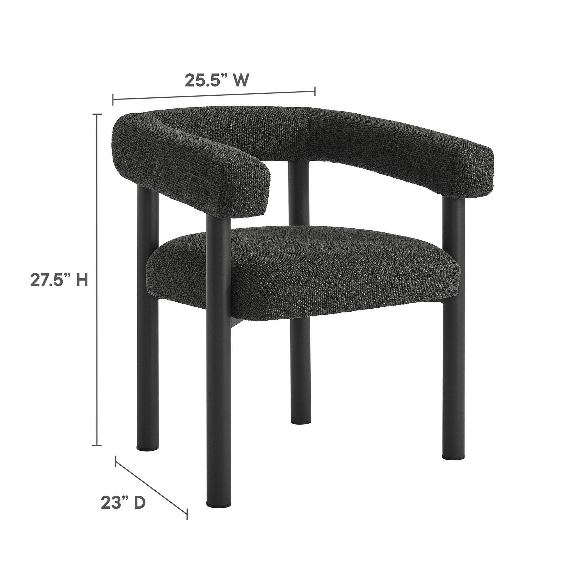 Nautica Outdoor Patio Aluminum Dining Armchairs Set of 2 by Modway FredCo