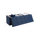 Navy Blue Ottoman Bench FredCo