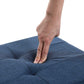 Navy Blue Ottoman Bench FredCo