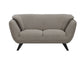 Nayeli Brown Linen Loveseat FredCo