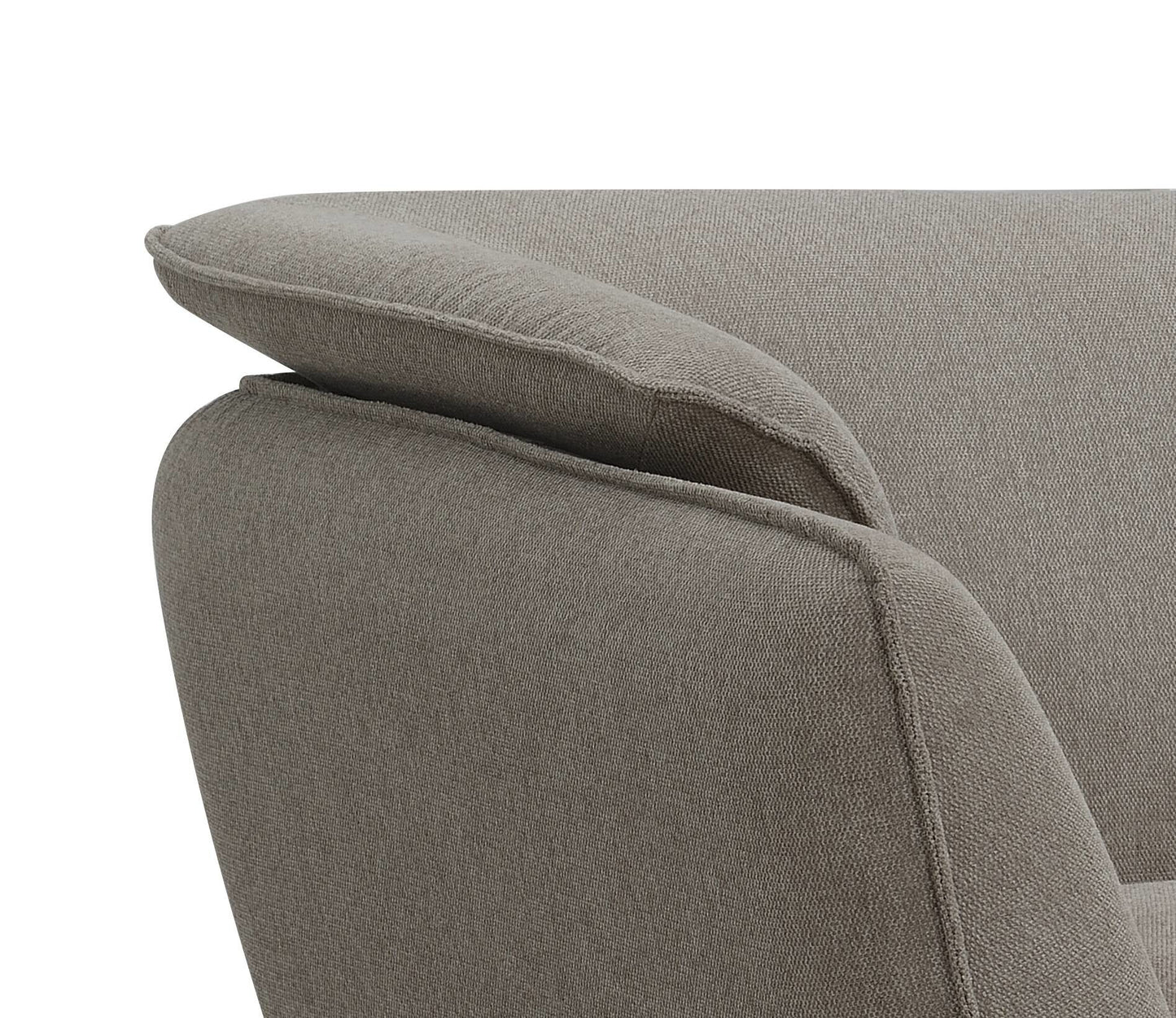 Nayeli Brown Linen Sofa FredCo
