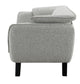 Nayeli Light Gray Boucle Loveseat FredCo