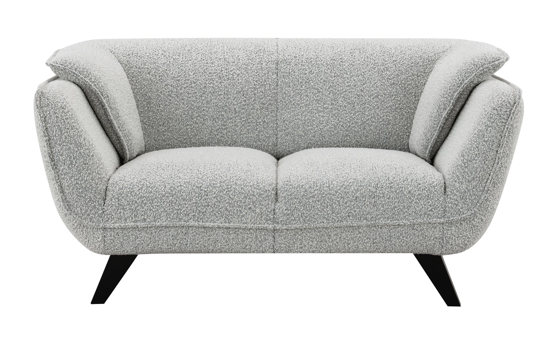Nayeli Light Gray Boucle Loveseat FredCo