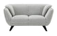 Nayeli Light Gray Boucle Loveseat FredCo