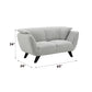 Nayeli Light Gray Boucle Loveseat FredCo