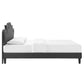 Neena Performance Velvet Queen Bed, MOD-6830 FredCo