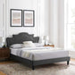 Neena Performance Velvet Queen Bed, MOD-6830 FredCo