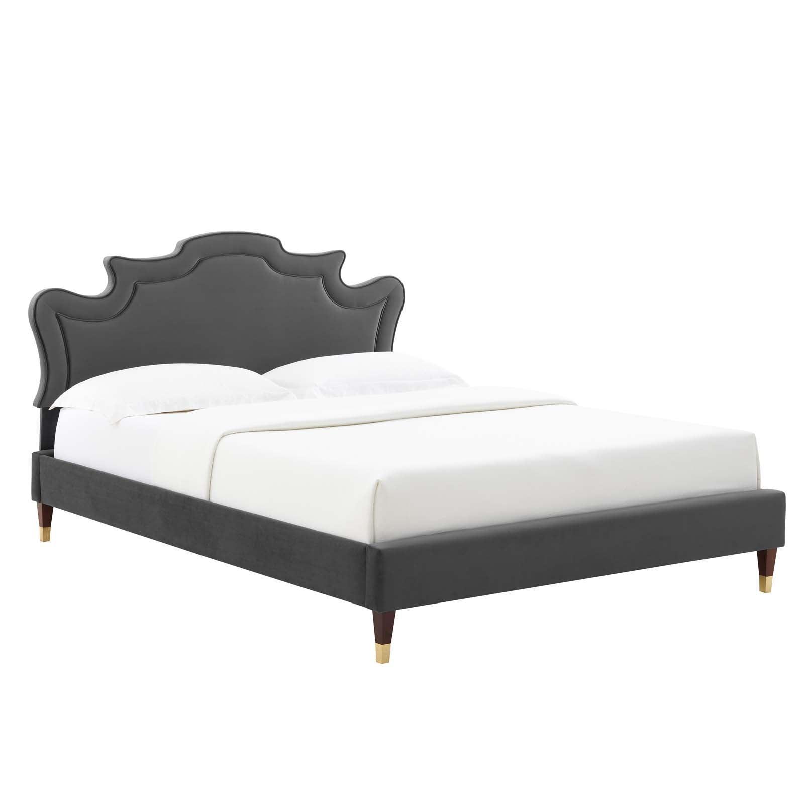Neena Performance Velvet Twin Bed, MOD-6795 FredCo