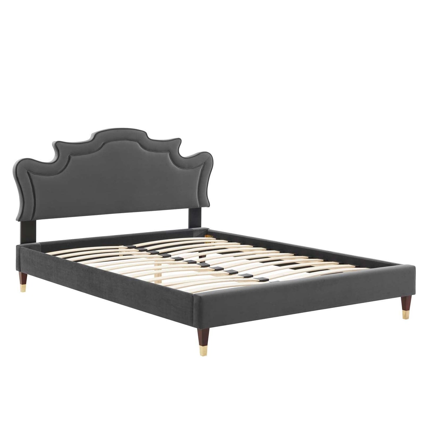 Neena Performance Velvet Twin Bed, MOD-6795 FredCo