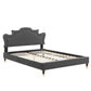 Neena Performance Velvet Twin Bed, MOD-6795 FredCo