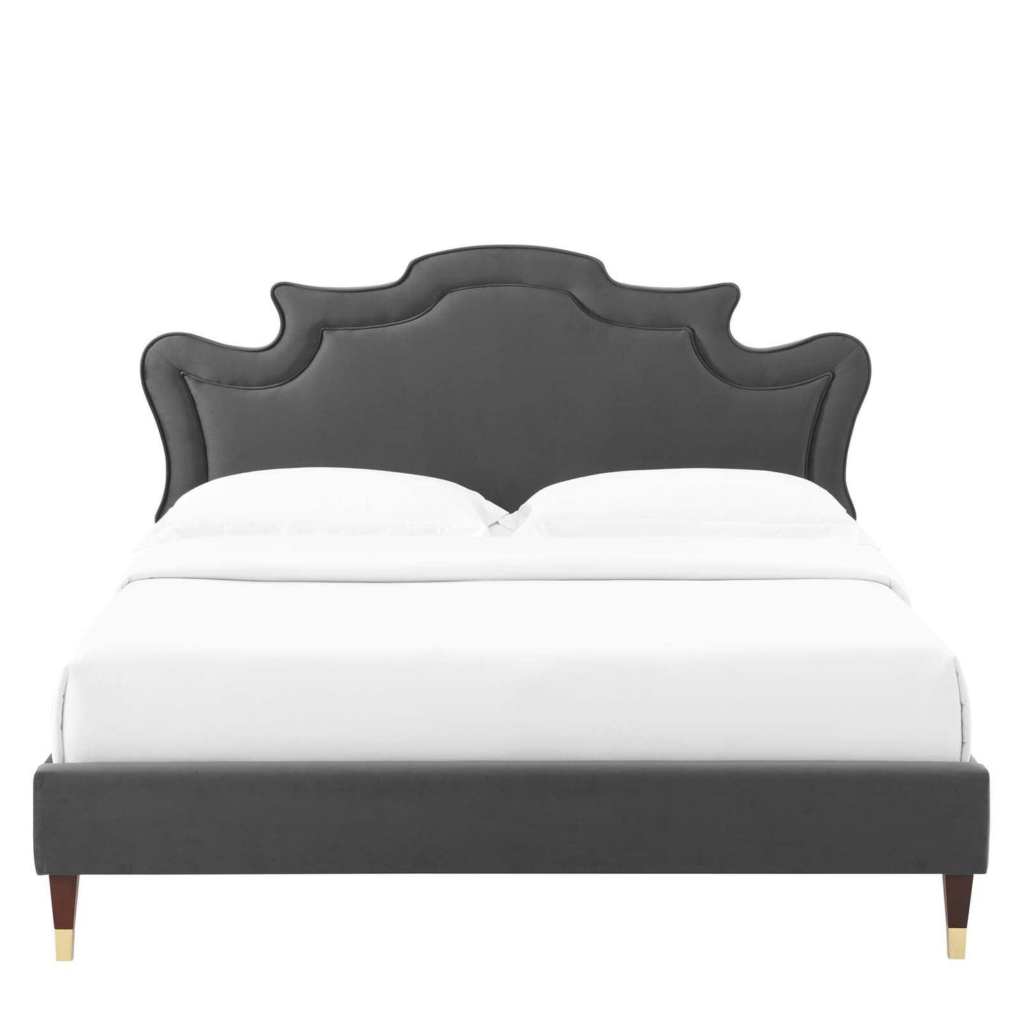 Neena Performance Velvet Twin Bed, MOD-6795 FredCo