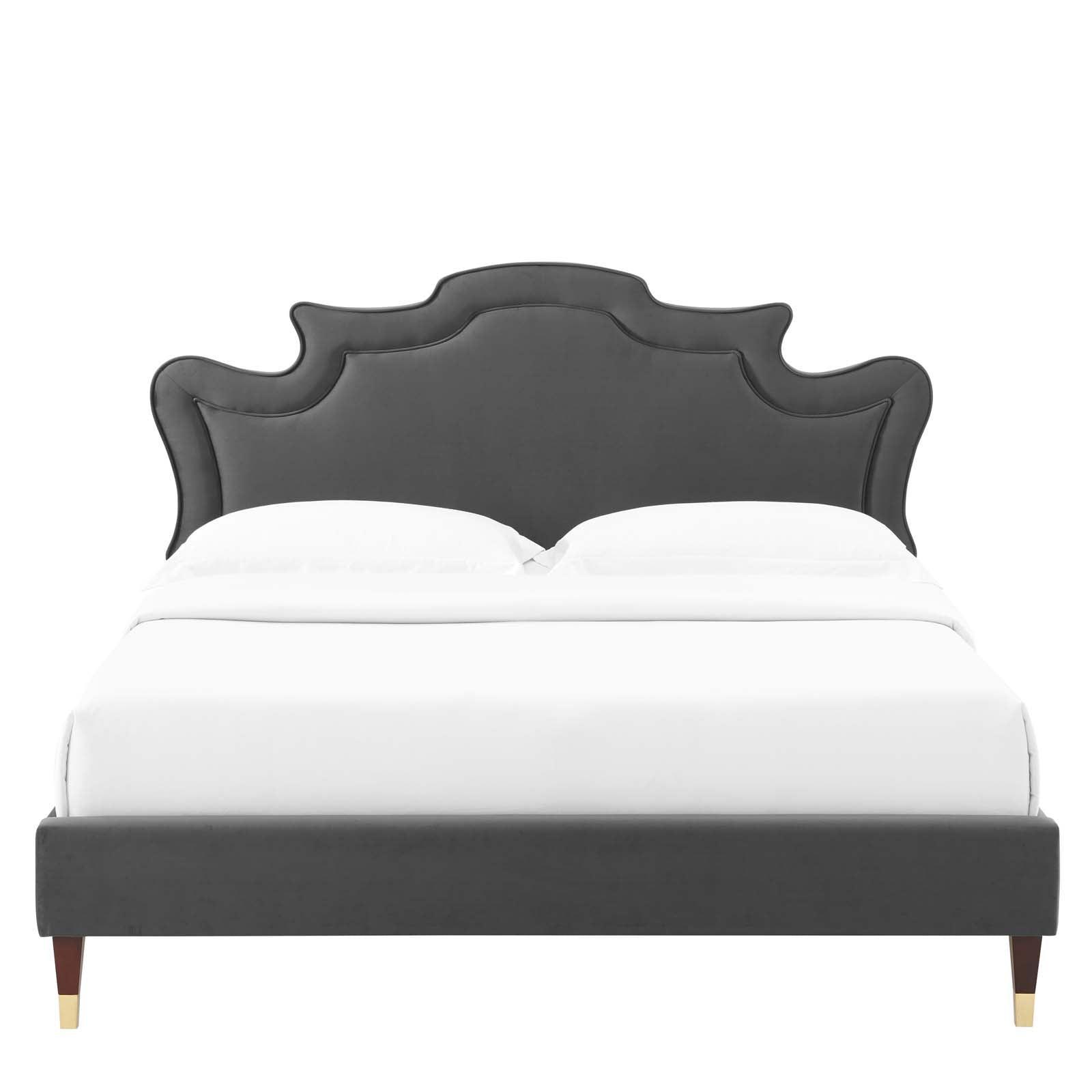 Neena Performance Velvet Twin Bed, MOD-6795 FredCo