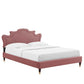 Neena Performance Velvet Twin Bed, MOD-6795 FredCo