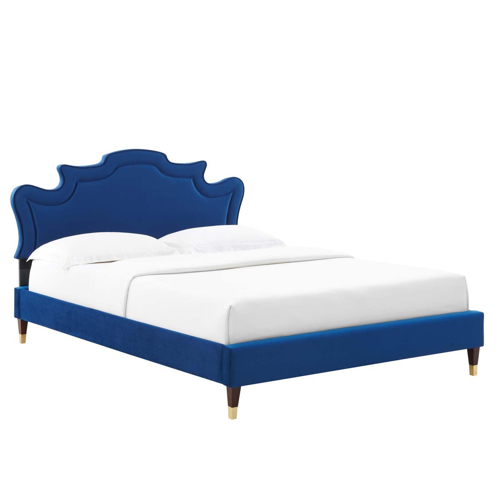 Neena Performance Velvet Twin Bed, MOD-6795 FredCo