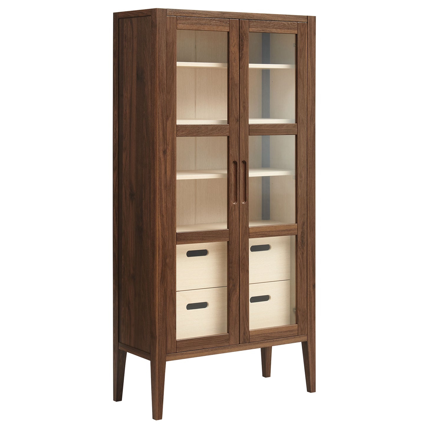 Nell 71" Glass Door Tall Display Storage Cabinet by Modway EEI-7320 FredCo