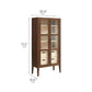 Nell 71" Glass Door Tall Display Storage Cabinet by Modway EEI-7320 FredCo