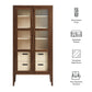Nell 71" Glass Door Tall Display Storage Cabinet by Modway EEI-7320 FredCo