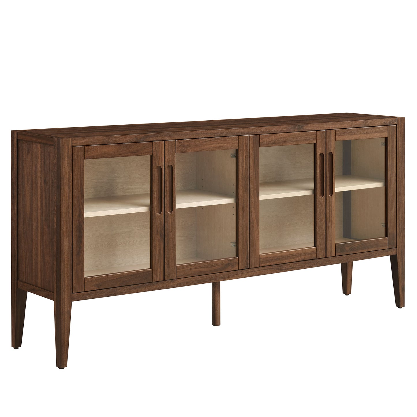 Nell 72" Glass Door Sideboard Storage Display Cabinet by Modway EEI-7319 FredCo