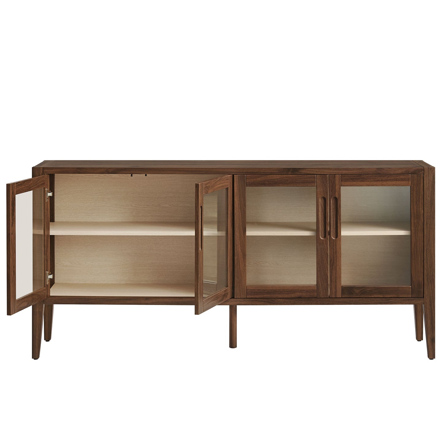 Nell 72" Glass Door Sideboard Storage Display Cabinet by Modway EEI-7319 FredCo