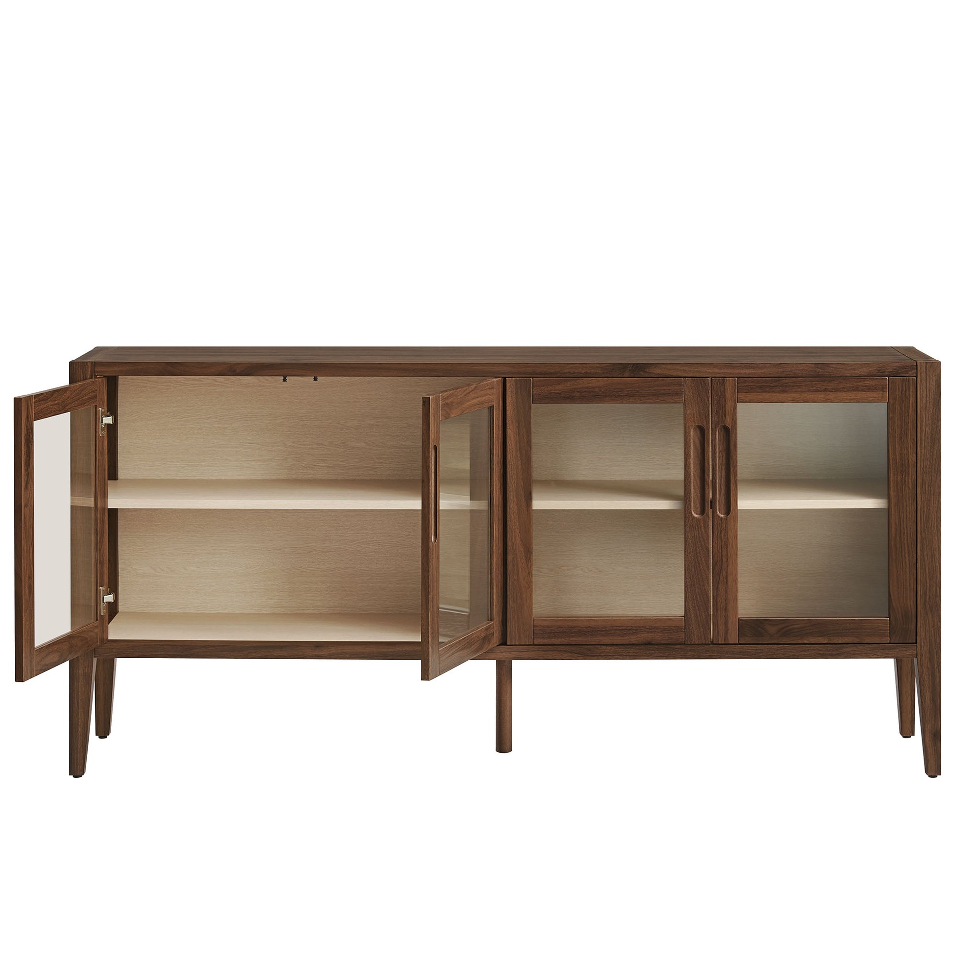 Nell 72" Glass Door Sideboard Storage Display Cabinet by Modway EEI-7319 FredCo